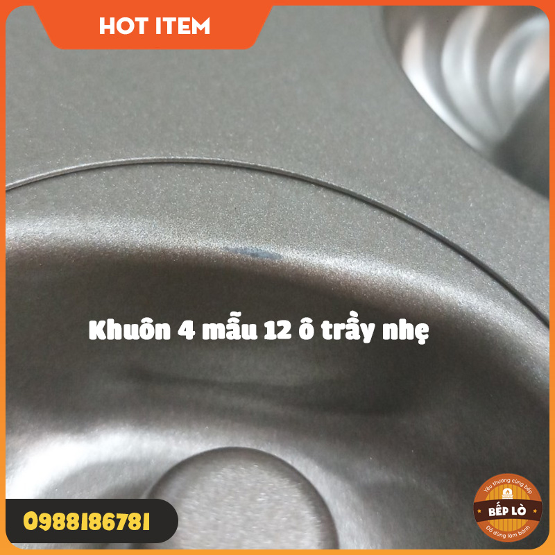 Bộ khuôn nướng bánh chống dính Donut Cupcake màu vàng nhiều kiểu dáng mẫu mã HOT - HÀNG MỚI VỀ