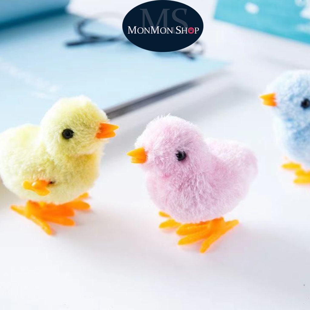 (Đồ chơi Trẻ Em) Gà Con vặn dây cót/ Gà con đồ chơi mini chạy dây cót Vui nhộn dành cho bé