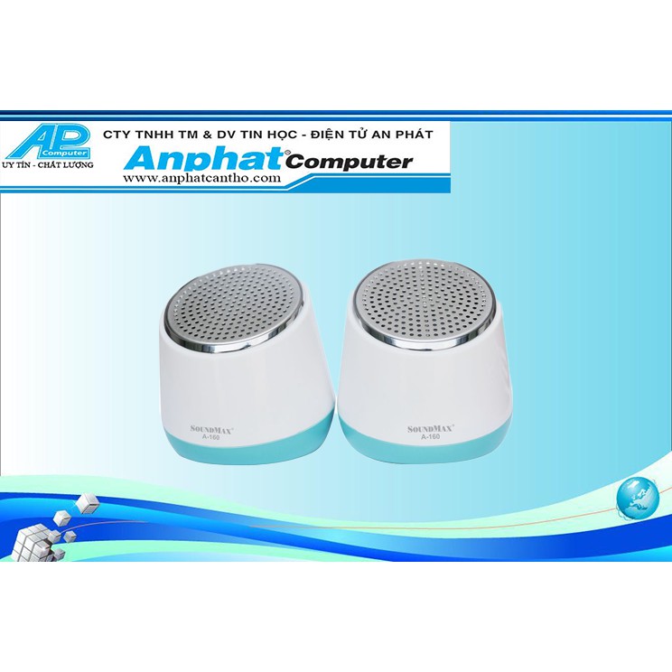 Loa vi tính soundmax a-160 - hàng chính hãng - bảo hành 12 tháng