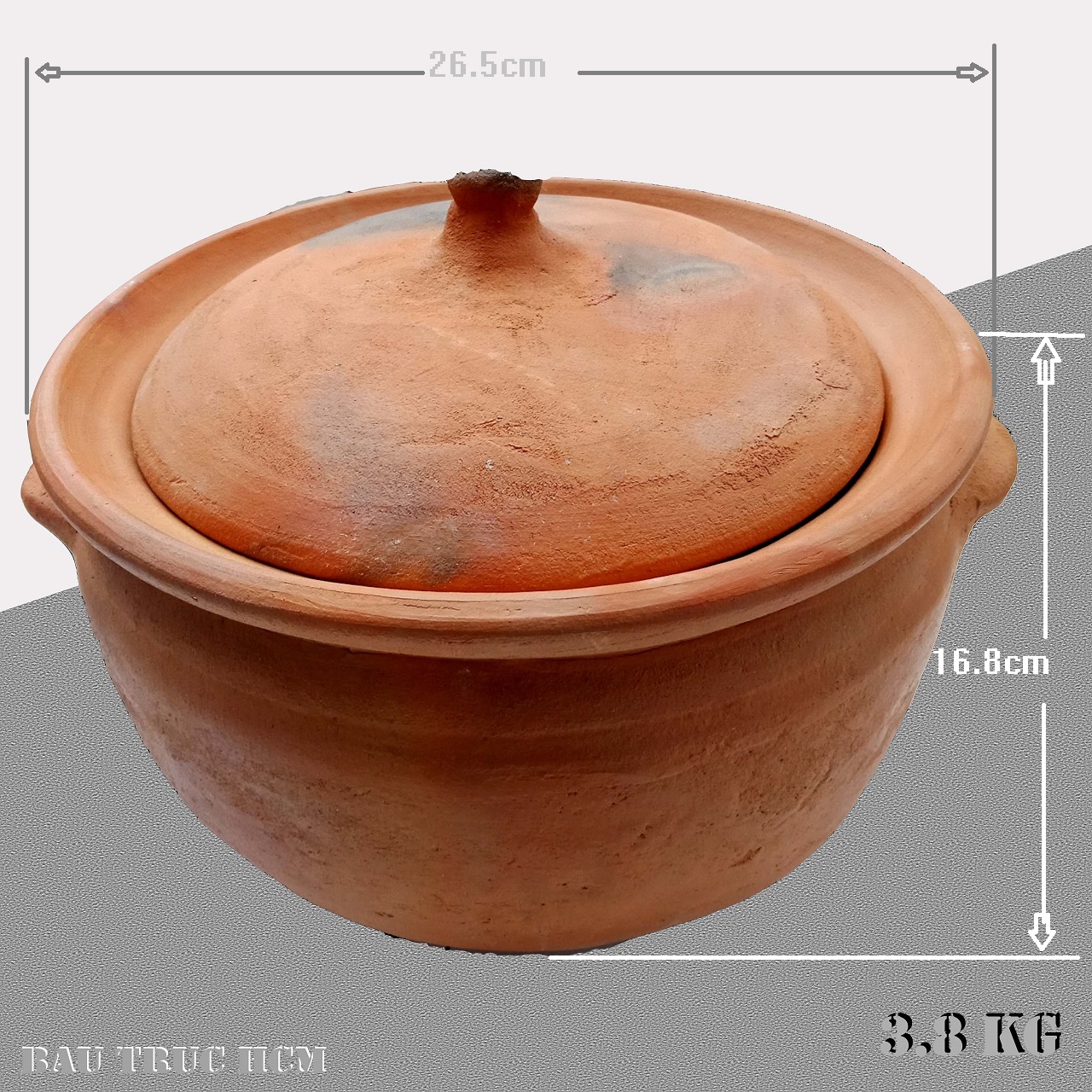 NỒI ĐẤT BIG SIZE HẦM GÀ 2KG [Big size]