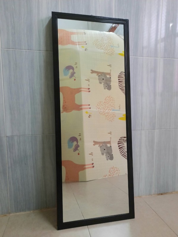 GƯƠNG SOI TOÀN THÂN ( KHUNG NHÔM TRẮNG CAO CẤP)