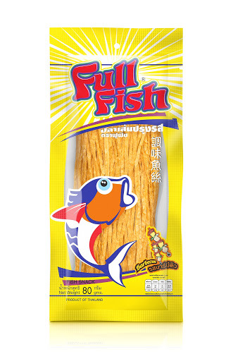 [Combo 5 gói] Cá khô sợi/Snack Full Fish 70g Thái Lan (BBQ, Gà, Cay, Cua.Mực)
