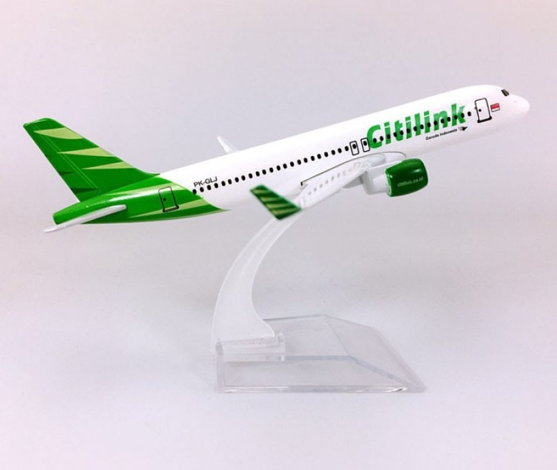 Mô hình máy bay tĩnh Citilink airlines 16cm