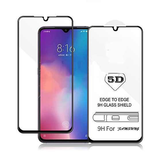 Kính cường lực full màn cho Samsung A20 (đen)