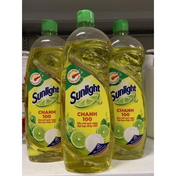 Chai Nước Rửa Chén Bát Sunlight Chanh100/750g