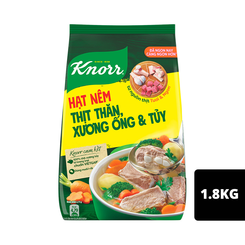 Hạt nêm Knorr túi 1.8kg