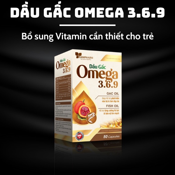 Dầu gấc omega 3.6.9 danipharm