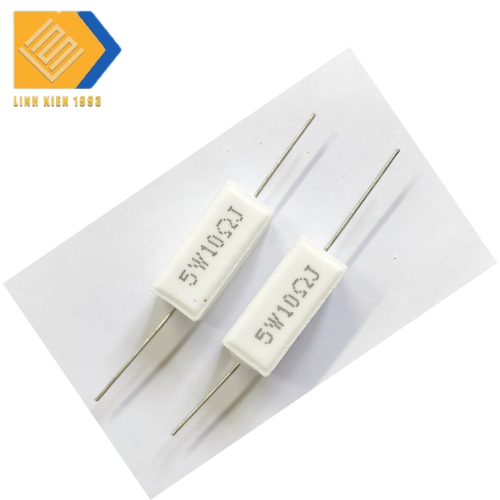 [  3 CON ] Điện Trở 10 Ohm 5W chân cắm xuyên lỗ