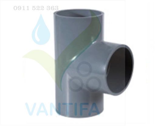 Tê nối ống u PVC 60 76 90 114 mm cao cấp dùng cho hệ thống tưới cây, nước sinh hoạt