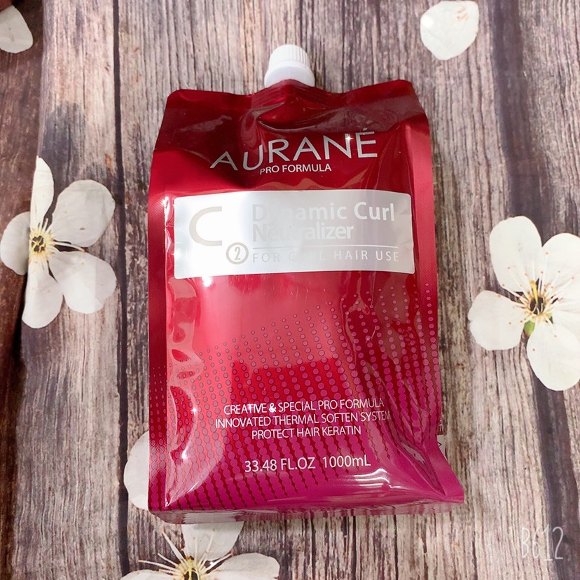 KEM UỐN DUỖI ÉP TÓC AURANE BÓNG TÓC MỀM MƯỢT 1000ML