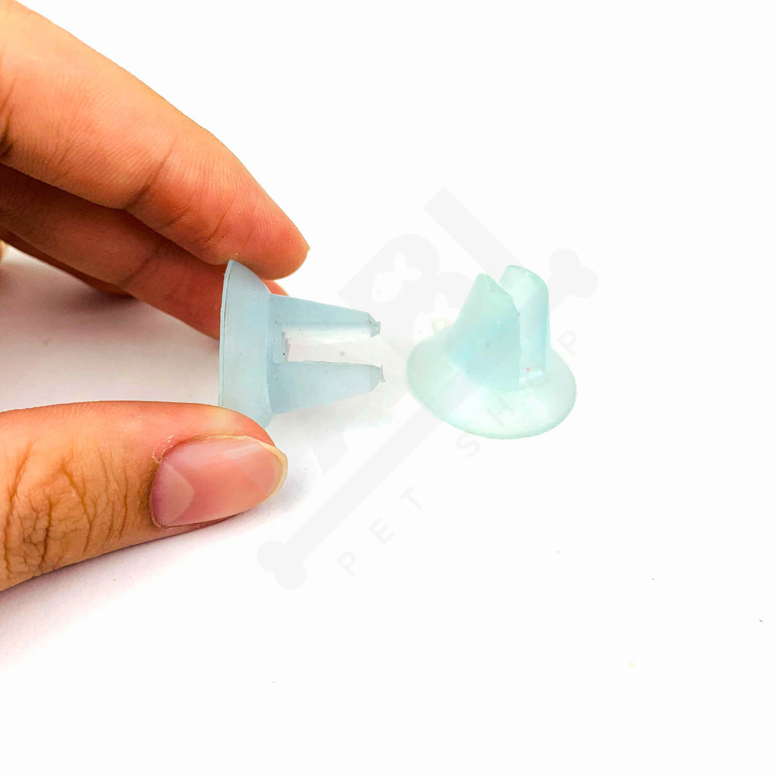 Bộ 2 Chân Hít CAO SU (Loại Thường) Giữ Kính Ngăn Hồ Cá (Hít Kính 5MM)