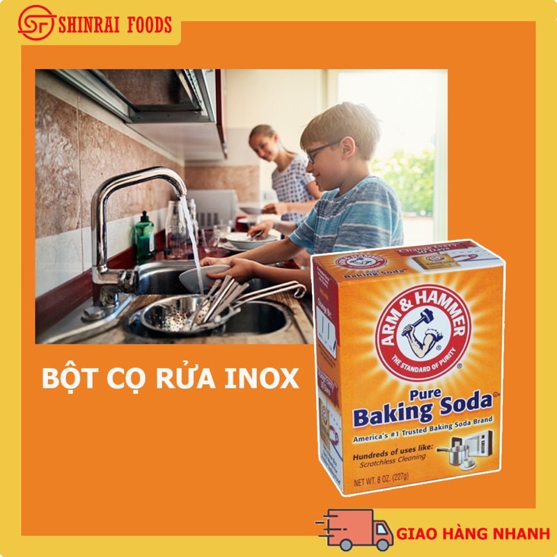 Bột Baking Soda đa công dụng 227g Mỹ