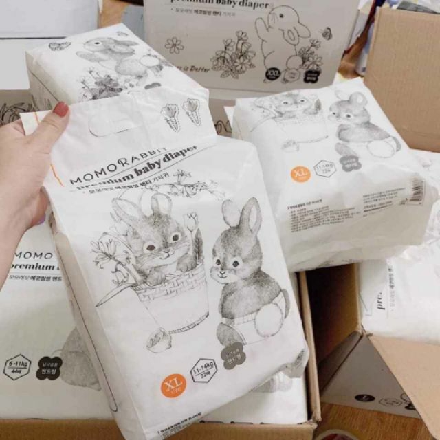 Bỉm Quần Momo Rabbit Nội Địa Hàn Đủ Size