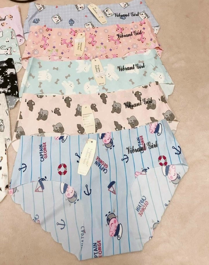 Set 10 quần lót nữ su không đường may,combo 10 quần lót nữ su điều hòa kute-thun lạnh không đường may siêu mát lạnh