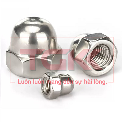 Đai ốc mũ inox 201 (M3-M20)
