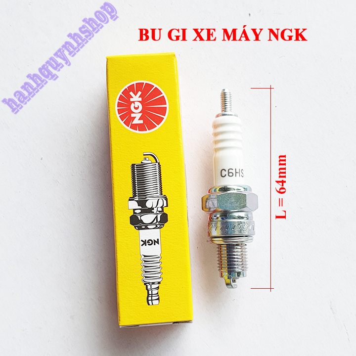 Bugi xe máy NGK C5, C6, C7, CPR6EA-9 Dream, Wave, AB, Lead, Vision, SH