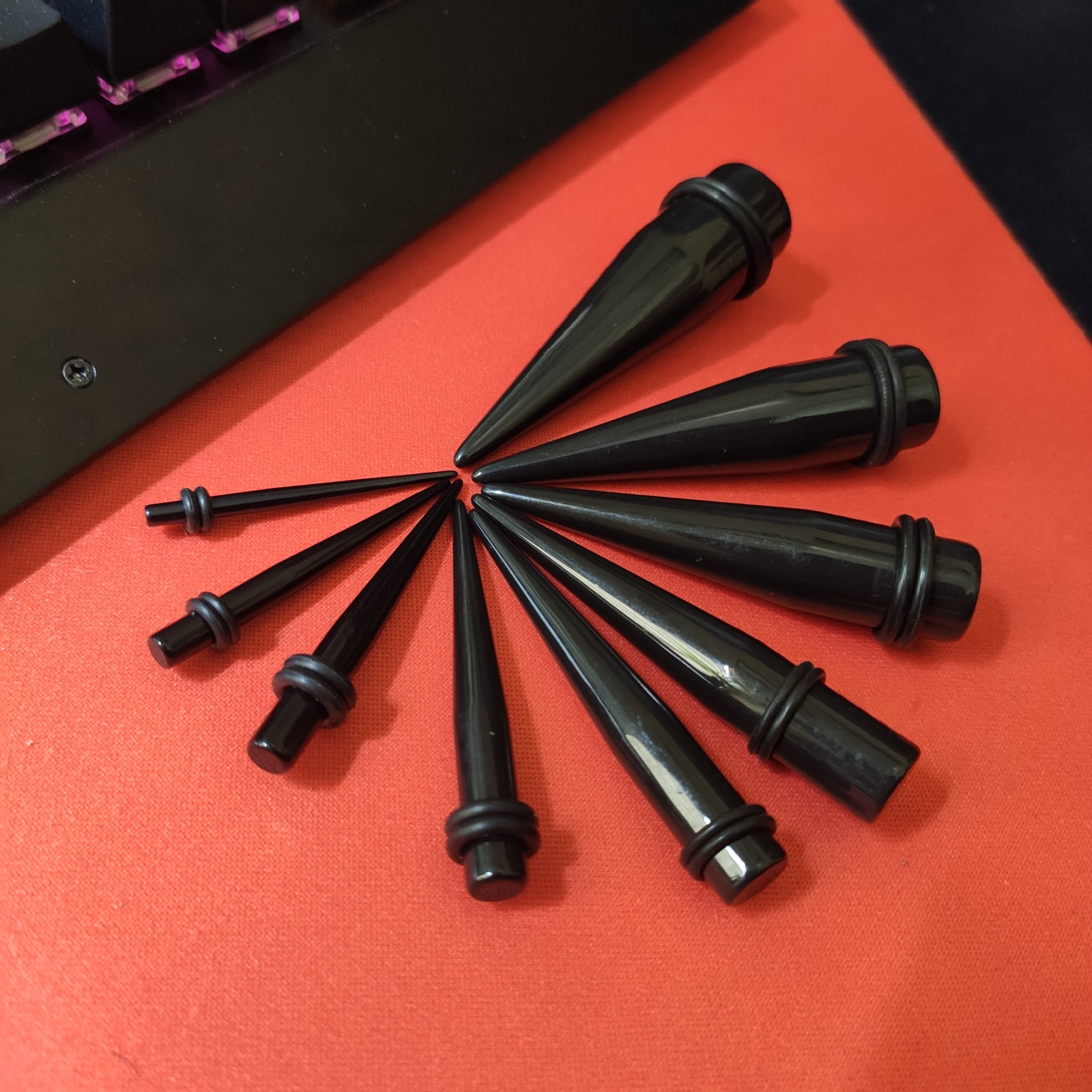 Set kích nong tai 9 chi tiết từ 2.5mm đến 18mm