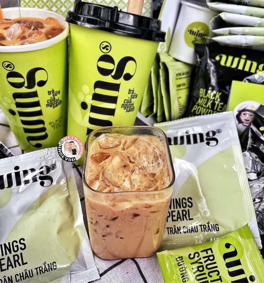 TRÀ SỮA HOÀ TAN WINGS HỘP nhài