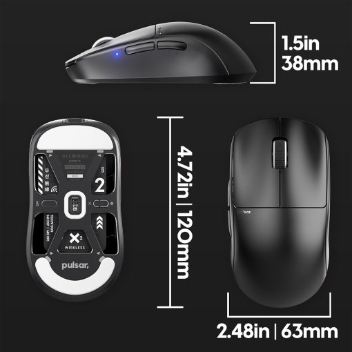 Chuột không dây siêu nhẹ Pulsar X2