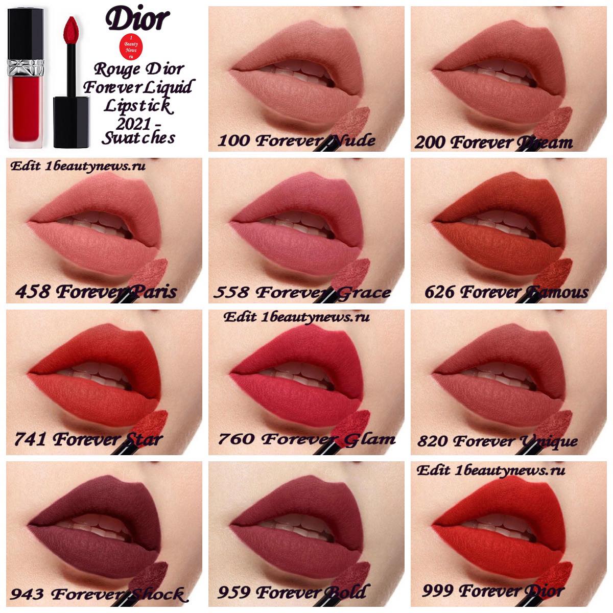 Son Dior Rouge Forever Transfer Proof Lipstick 100 Forever Nude Look New   Màu Hồng Nude  KYOVN