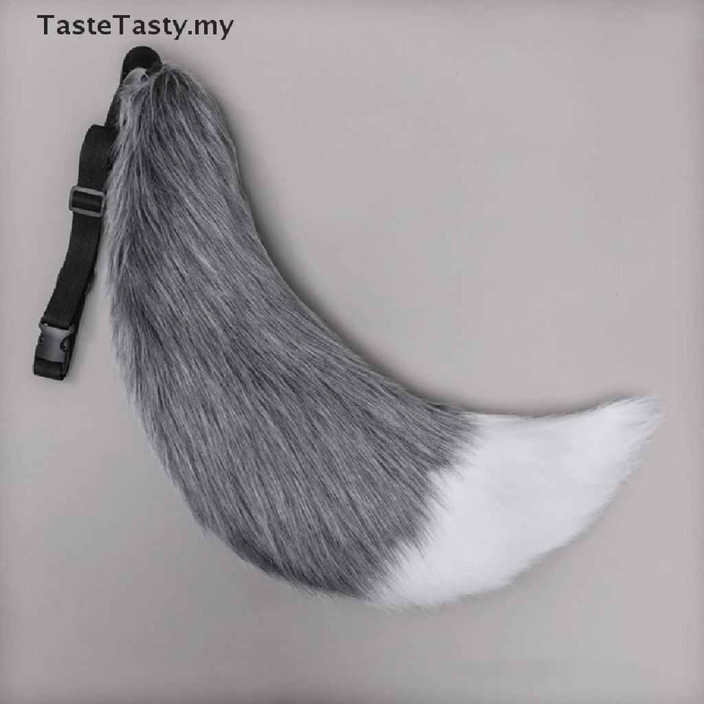 Thú vị Anime Lolita Fox Tail Masquerade cosplay Prop Fox tai đuôi sang trọng Sói Tai Mèo Tai