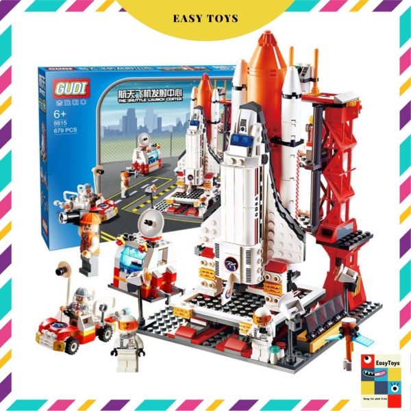 [Có sẵn] [Siêu sale] Đồ chơi xếp hình lắp ráp Lego tàu vũ trụ trung tâm điều khiển EASYTOYS phát triển trí tuệ