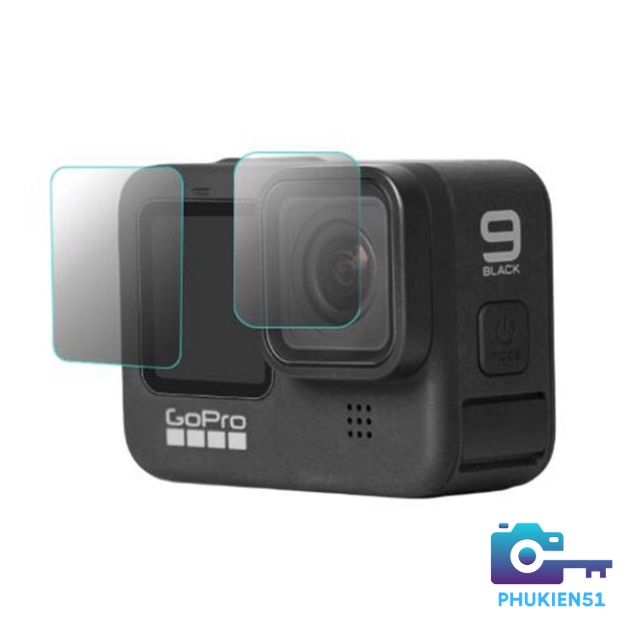 Tempered glass for GoPro Hero 5 6 7 8 9 10 11 black 9H hardness