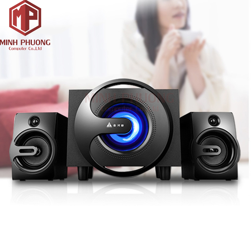 Loa Máy Tính Golden Field H302U 2.1CH (Đen, USB, Bluetooth, FM)