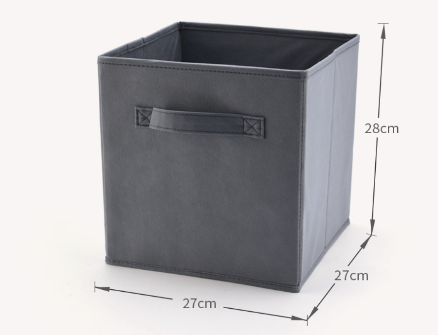 Hộp Vải Đựng Đồ Đa Năng Hình Vuông TD4 Gấp Gọn Nhỏ Gọn Cao Cấp, Túi Vải Thụy Điển Kích Thước 28x28x28cm Sang Trọng Không Nắp Chính Hãng AMALIFE