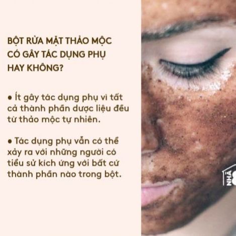 Bột rửa mặt thảo dược organic 100GR