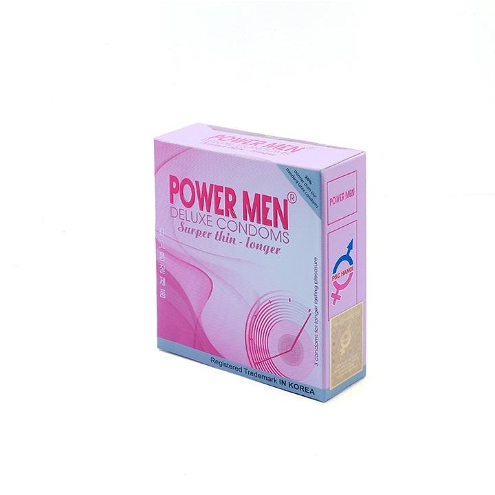 [HCM]BAO CAO SU POWERMEN SIÊU MỎNG KÉO DÀI (HỘP 3 CÁI)
