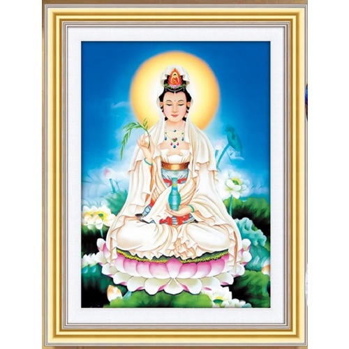 Tranh đính đá quan thế âm df2491