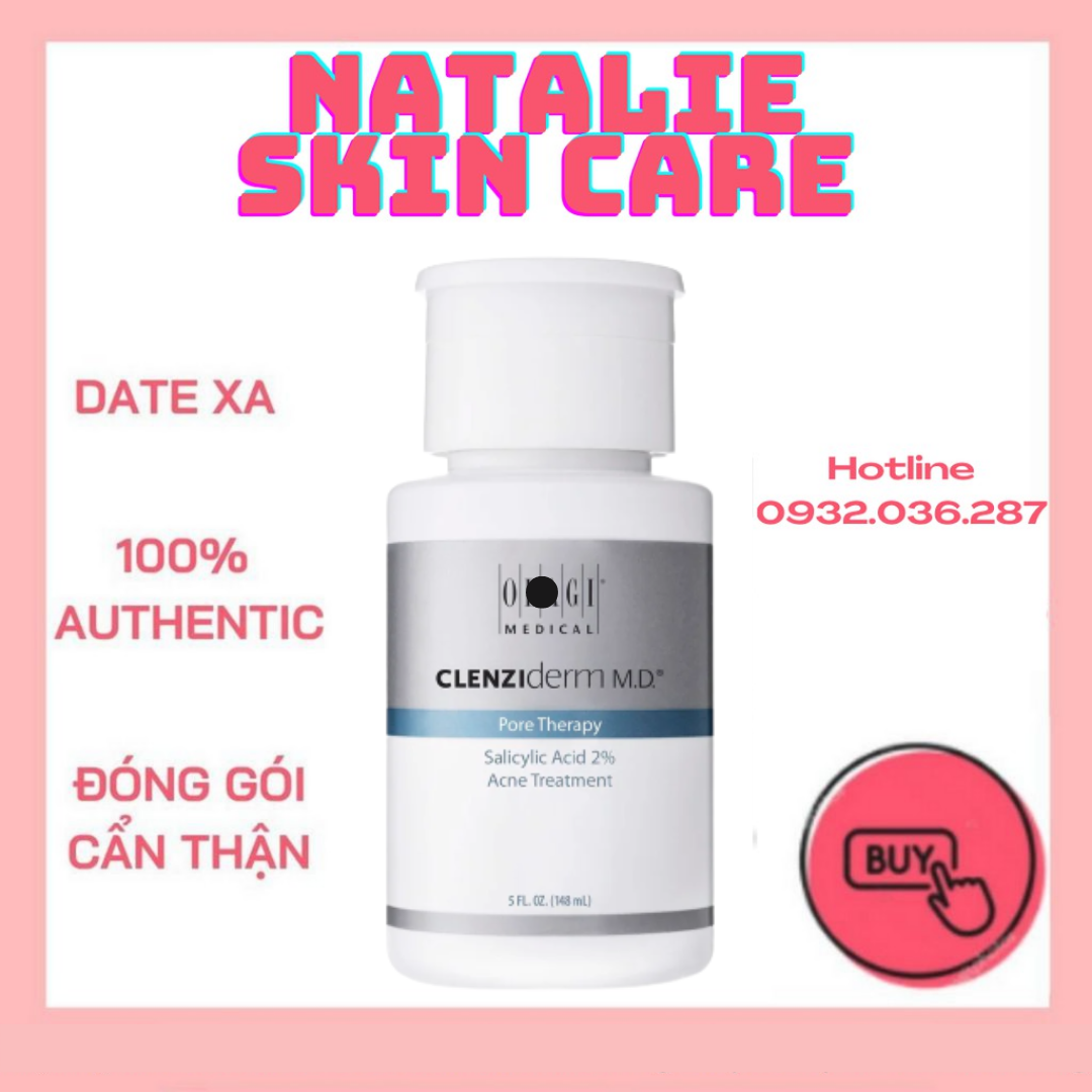 Dung dịch giảm mụn, giảm nhờn oba.gi clenziderm md pore therapy 148ml
