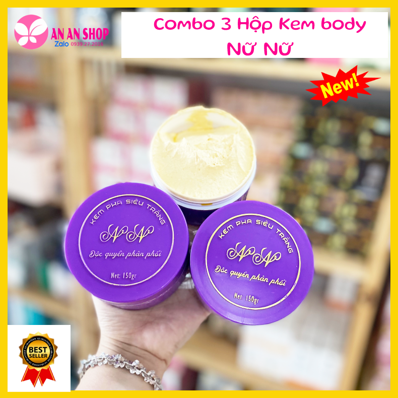 Kem body nữ nữ - kem body cốt trắng nữ nữ - kem body nn - siêu trắng - hàng chính hãng