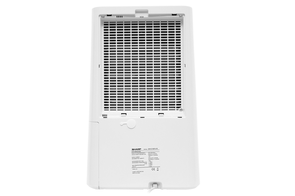 Máy lọc không khí và hút ẩm Sharp DW-E16FA-W (Hàng chính hãng, Công suất 16 lít/ngày, Diện tích 38m2, Bảo hành 12 tháng)