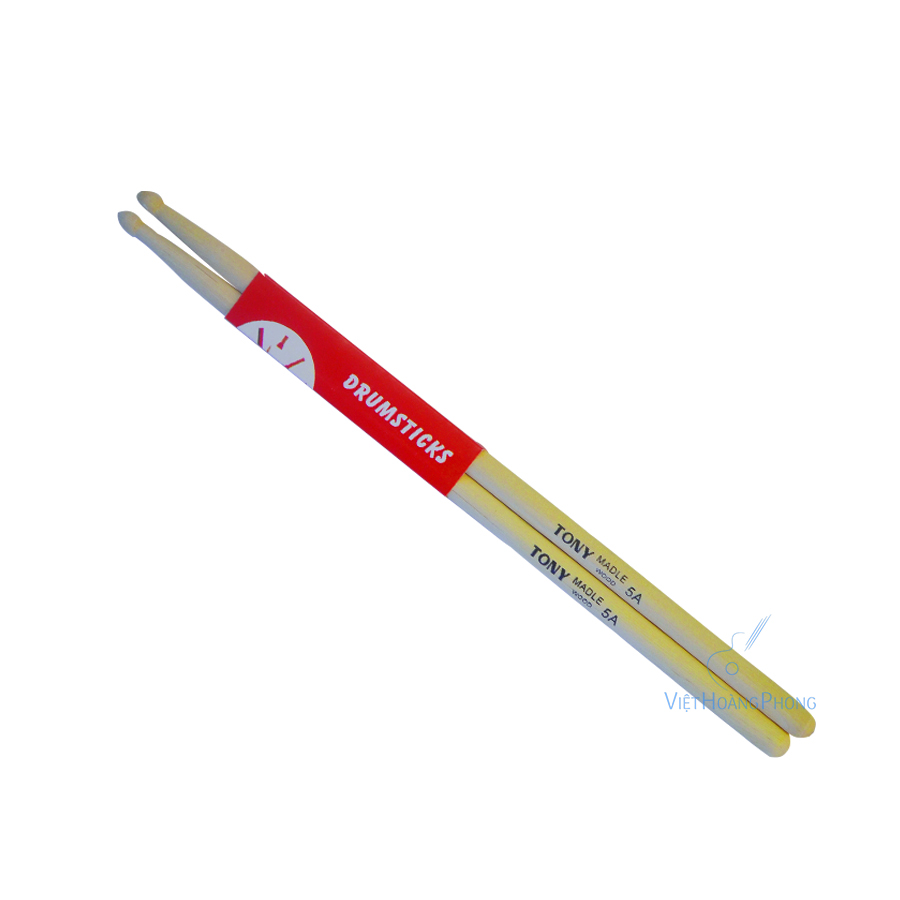 [HCM]Dùi trống Jazz 5A TONY (đầu gỗ) thương hiệu USA - HappyLive Shop