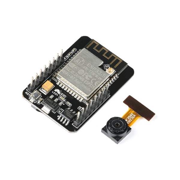 Mạch thu phát wifi Esp32 camera, có đế cắm nạp code (loại tốt)