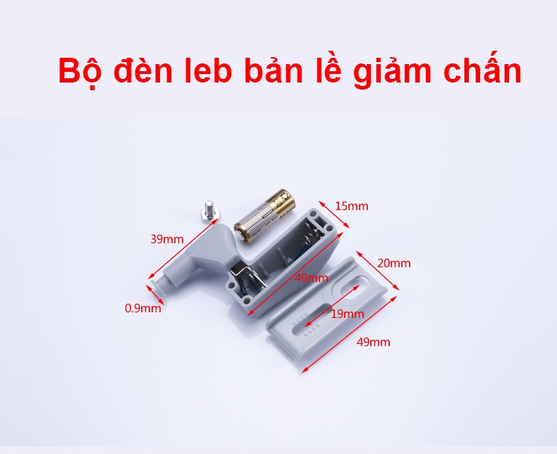 Bộ Đèn Led Bản Lề Giảm Chấn