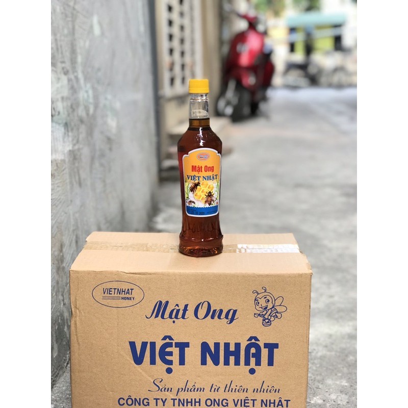 Mật ong Việt Nhật 800g, mật ong nguyên chất
