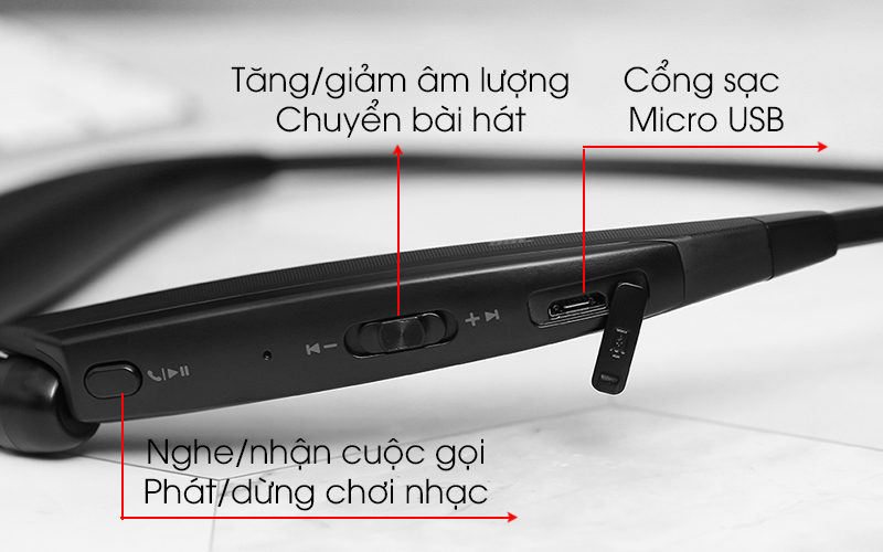 Tai nghe Bluetooth LG HBS-835 Đen