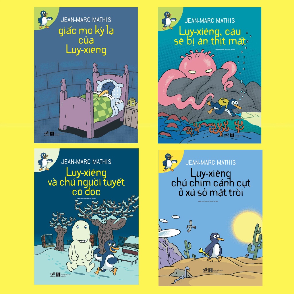 Sách - Bộ sách về chim cánh cụt Luy-xiêng