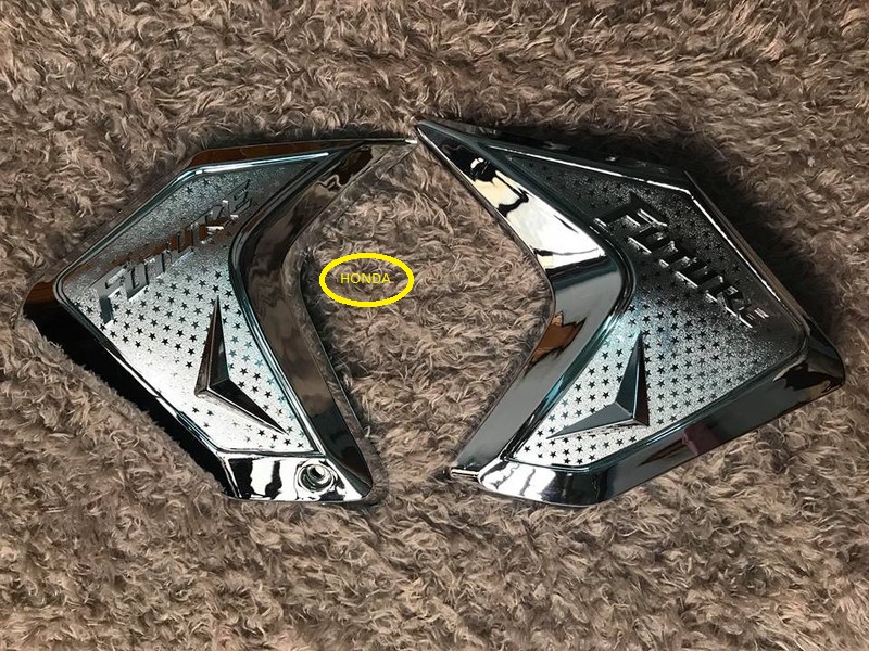 Ốp hông cánh gà mạ crom xe future 2018 đến 2020. Hàng Cty