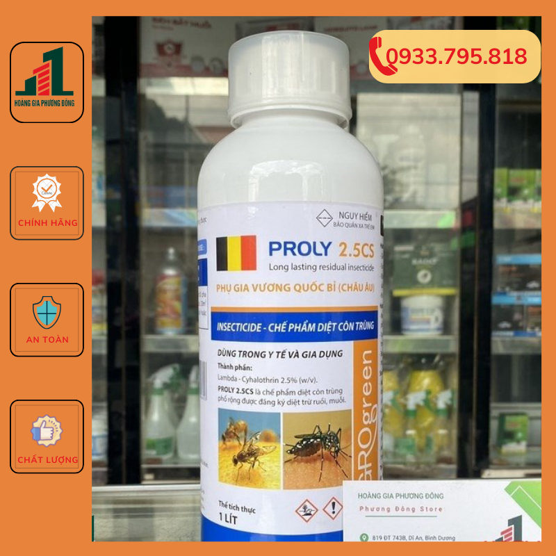 Thuốc diệt ruồi Proly 2.5CS - Dung tích 1 lít