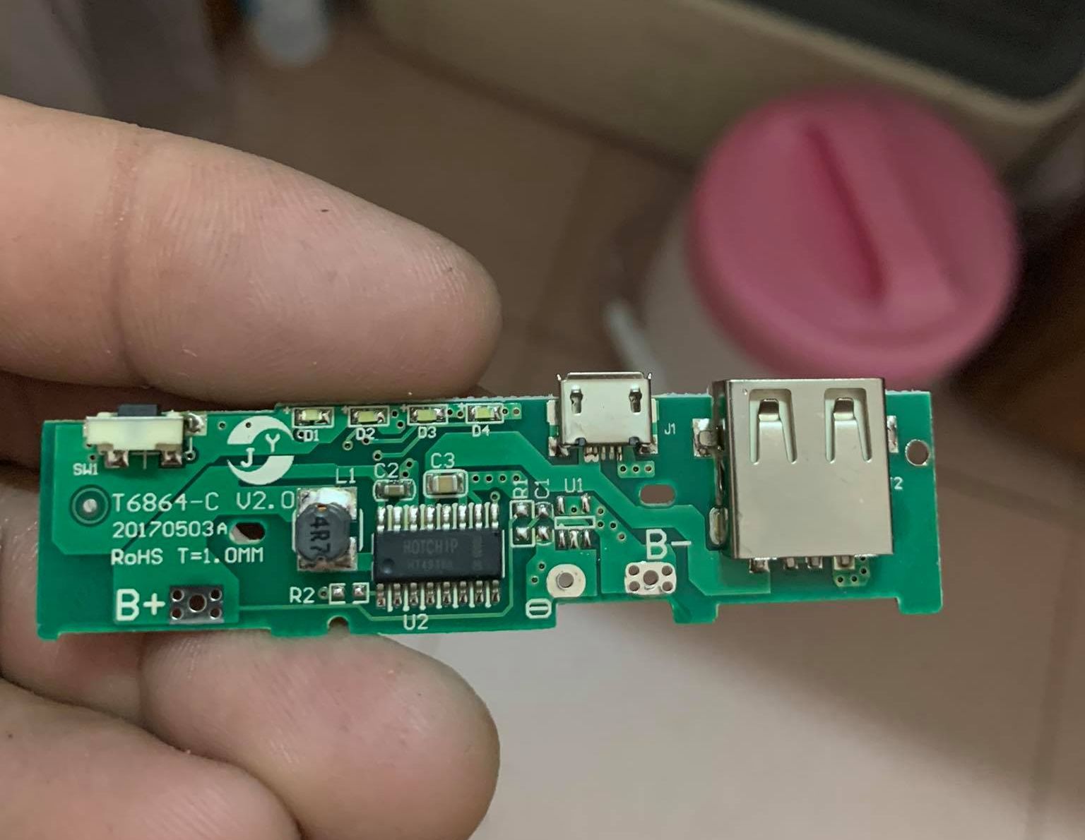 Mạch sạc dự phòng 5v 1.5a