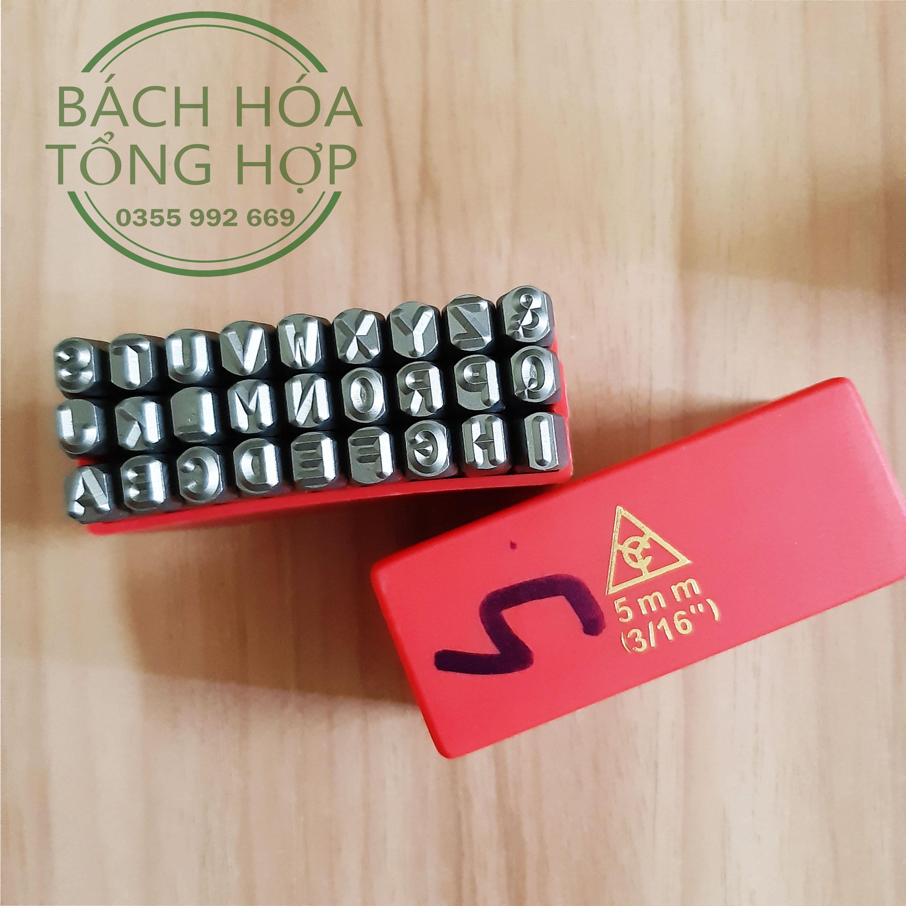 Bộ Đột Chữ Và Số 5mm Chuyên Dụng