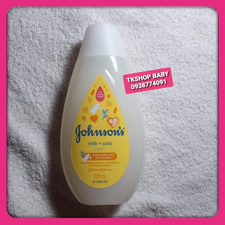 [HCM]SỮA TẮM JOHNSONS CHỨA SỮA VÀ YẾN MẠCH 200ML