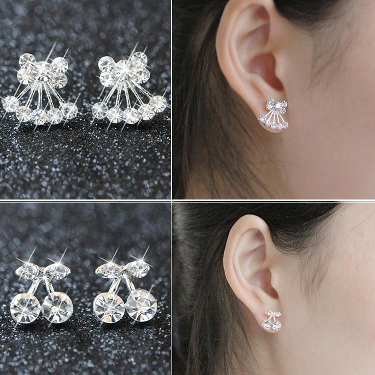 [01 đôi tùy chọn mẫu] Bông tai phong cách Hàn Quốc siêu dễ thương BSTKNu - [ToToShop]