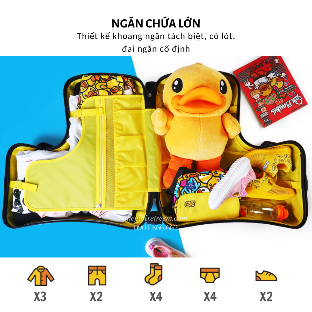 Vali cho bé B.Duck 8180.A [Size 20inch/ 24inch]