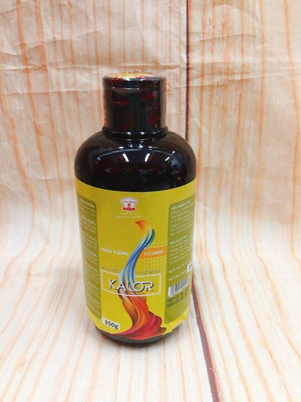 Màu thực phẩm dạng lỏng màu vàng kalor 350gr