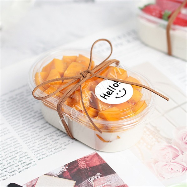 50 hộp nhựa đựng mousse, tiramisu oval ht150g